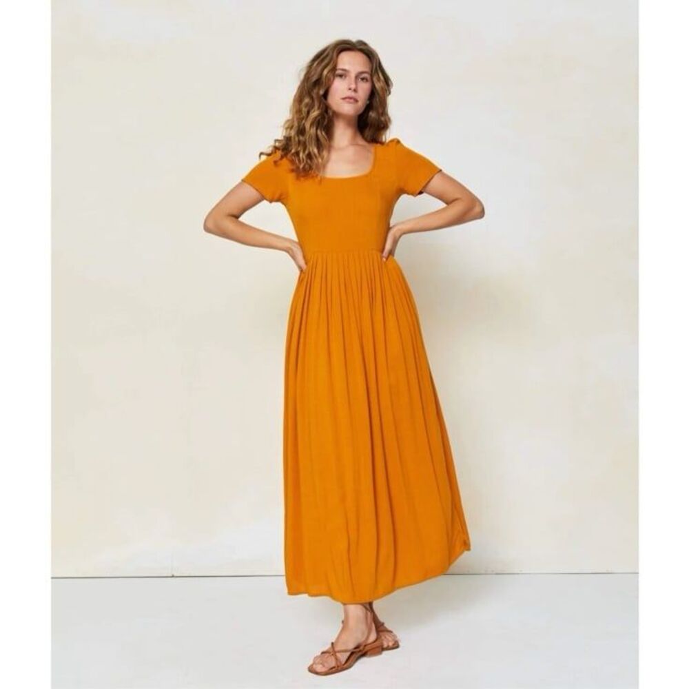 NWOT Christy Dawn Scarlet Dress in Marigold Size XS